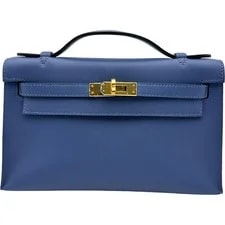 Brighton — Hermes Pochette Kelly C Engraved Brighton Swift — Handbag — resale
