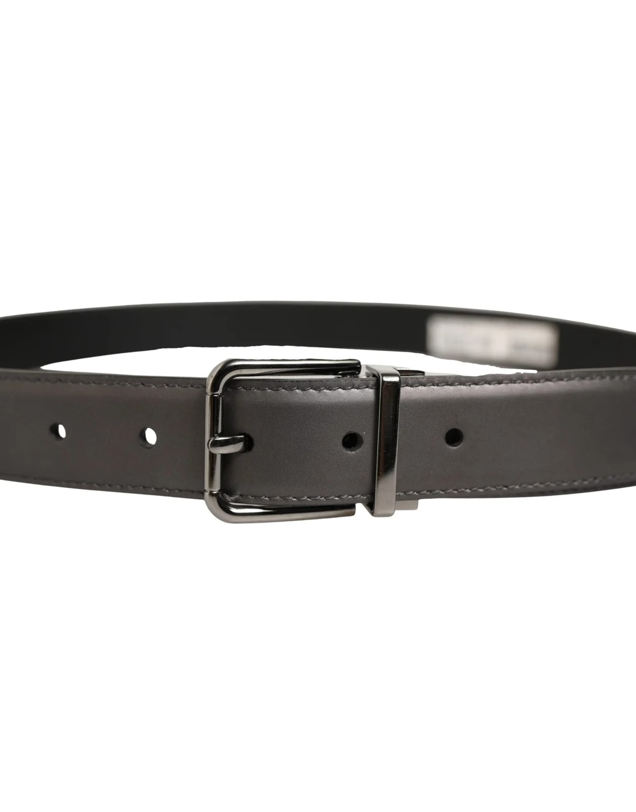Dolce & Gabbana Dark Metal Buckle Classic Belt 3