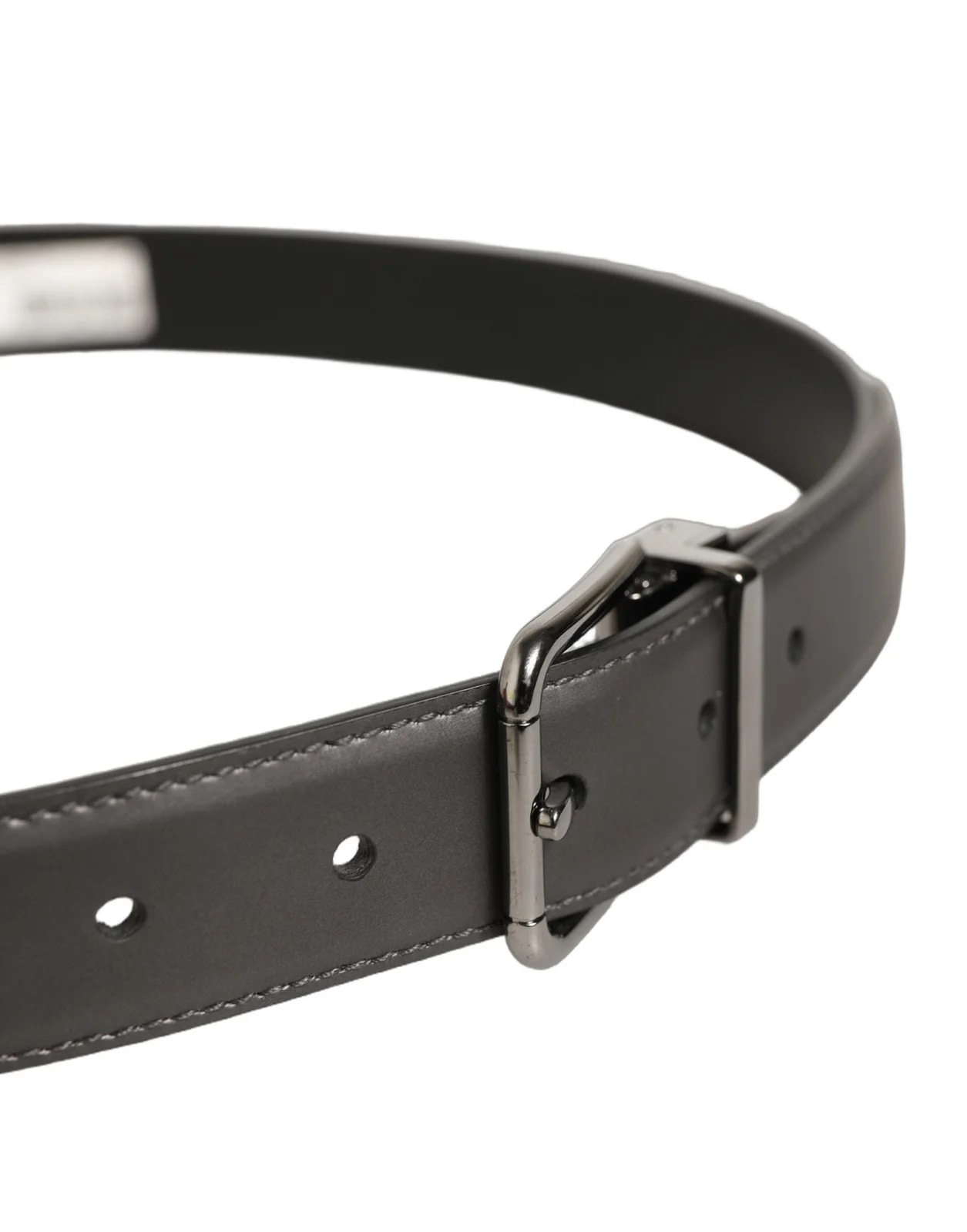 Dolce & Gabbana Dark Metal Buckle Classic Belt 4
