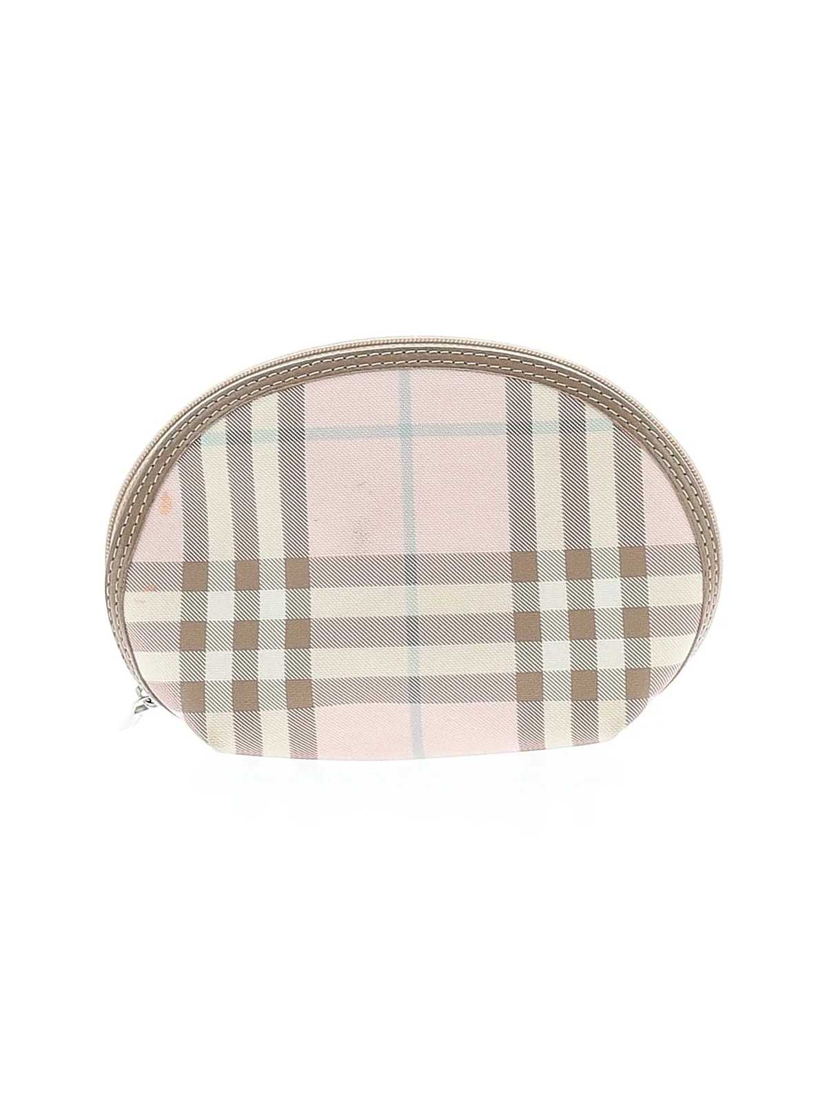 Burberry — Burberry Check Print Makeup Bag One Size — Jewelry — resale