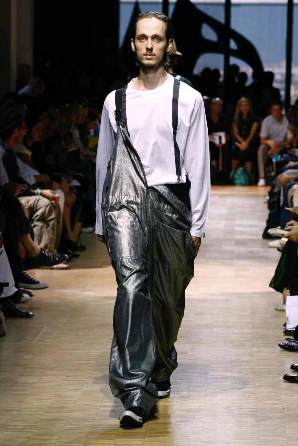 Yohji Yamamoto — Yohji Yamamoto Pour Homme Suspender Long Sleeve Shirt — streetwear — resale