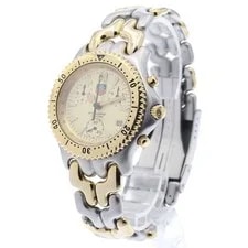 TAG Heuer S/el CG1121-0 Chronograph Gold Dial Quartz Watch_951745 2