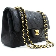Chanel — aj7 Chanel Authentic Classic Double Flap 9" Chain — Handbag — resale