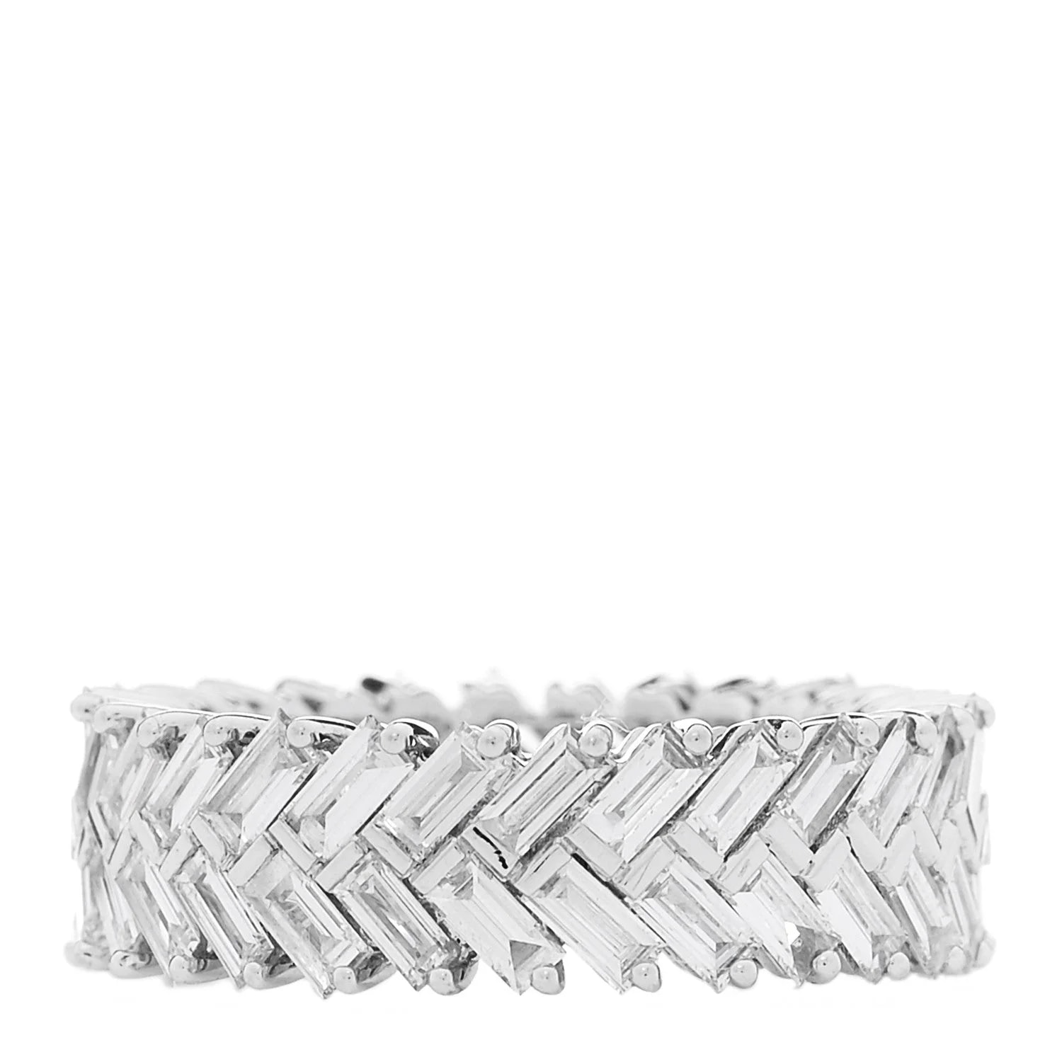 18K White Gold Zipper 55 7.25 3