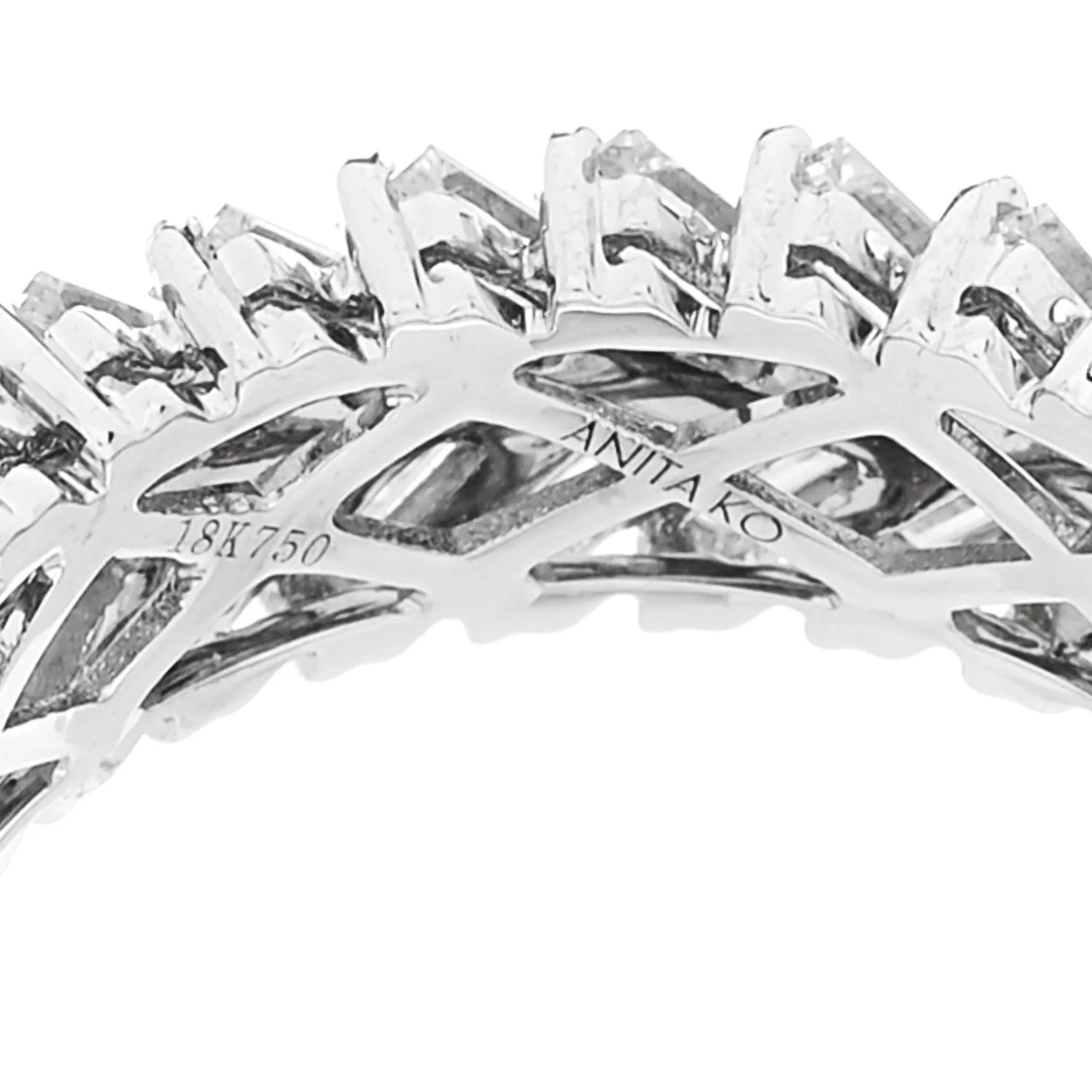 18K White Gold Zipper 55 7.25 4