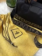 Fendi 2 Way Cloth Strap Authentic + Dust VTG 11x7 2