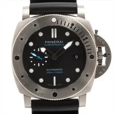 Panerai — Panerai Submersible 1950 3Days Automatic Titanio PAM01305 TI X Rubber AT Blac — Watch — resale