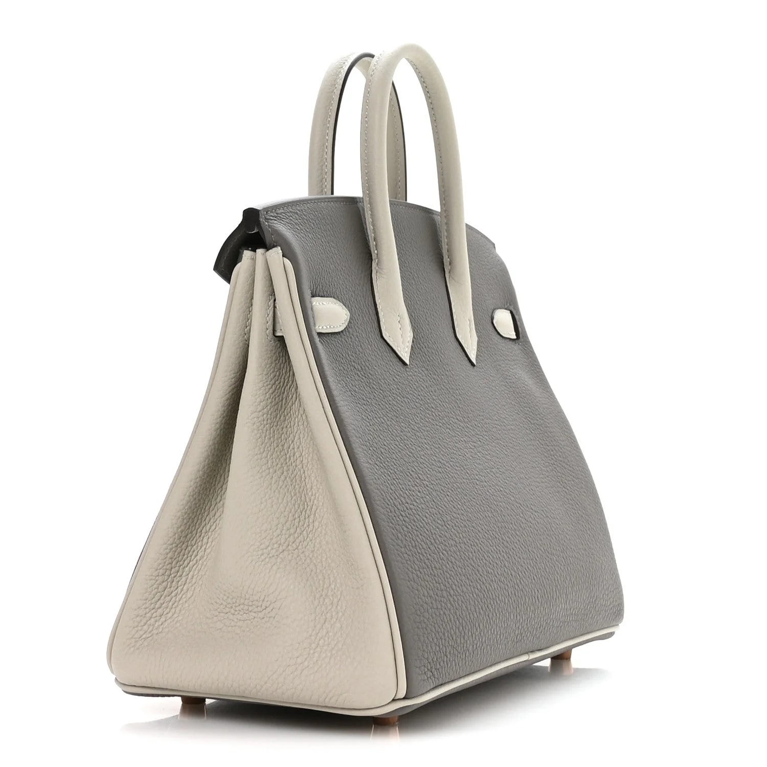 Horseshoe Birkin 25 Etain Perle 3