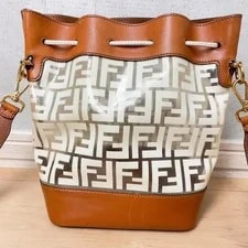 Fendi Montresor Pattern Clear Drawstring Bucket Lux 3