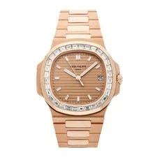 Patek Philippe — Patek Philippe Nautilus Rose Gold Auto 40mm Diamond Bracelet 5723/1R-001 — Watch — resale