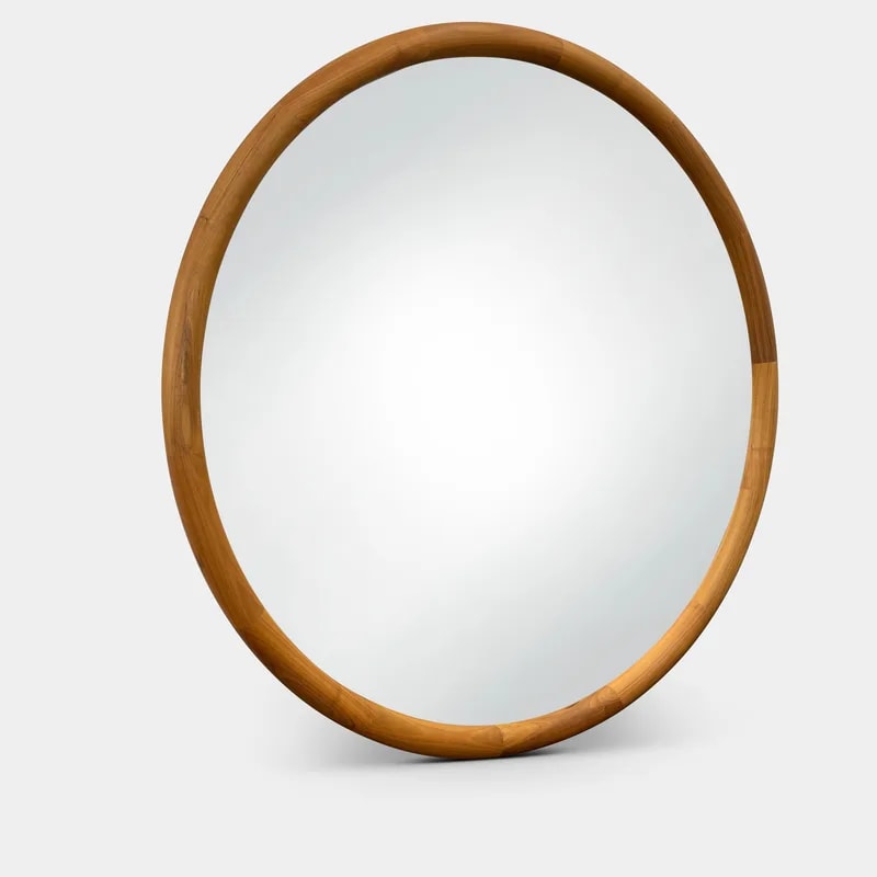Porada — Porada Giove Mirror With Canaletta Walnut Frame — decorative_object — resale