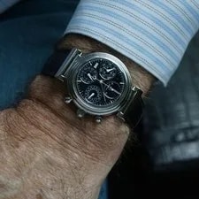 IWC DaVinci Ref. 3750-030 Steel Perpetual Calendar Chronograph Box Papers 1990s 2