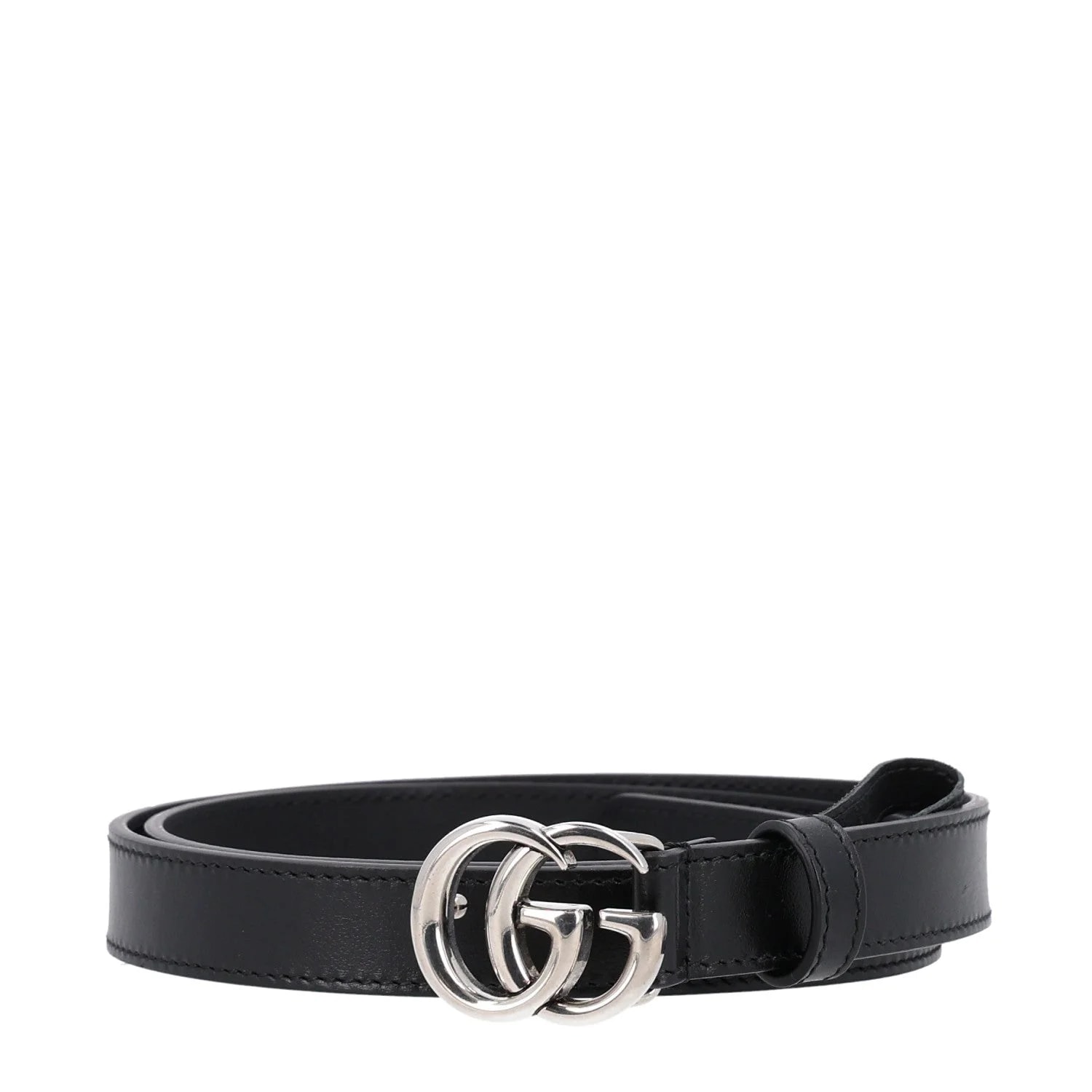 Gucci — Plutone Palladium Double G 20mm Belt 85 34 — Accessory — resale