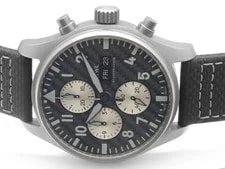IWC Pilot's Chronograph AMG IW377903 Day-Date From Japan w0626 2