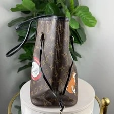 Authentic Louis Vuitton Neverfull My World Tour With 4
