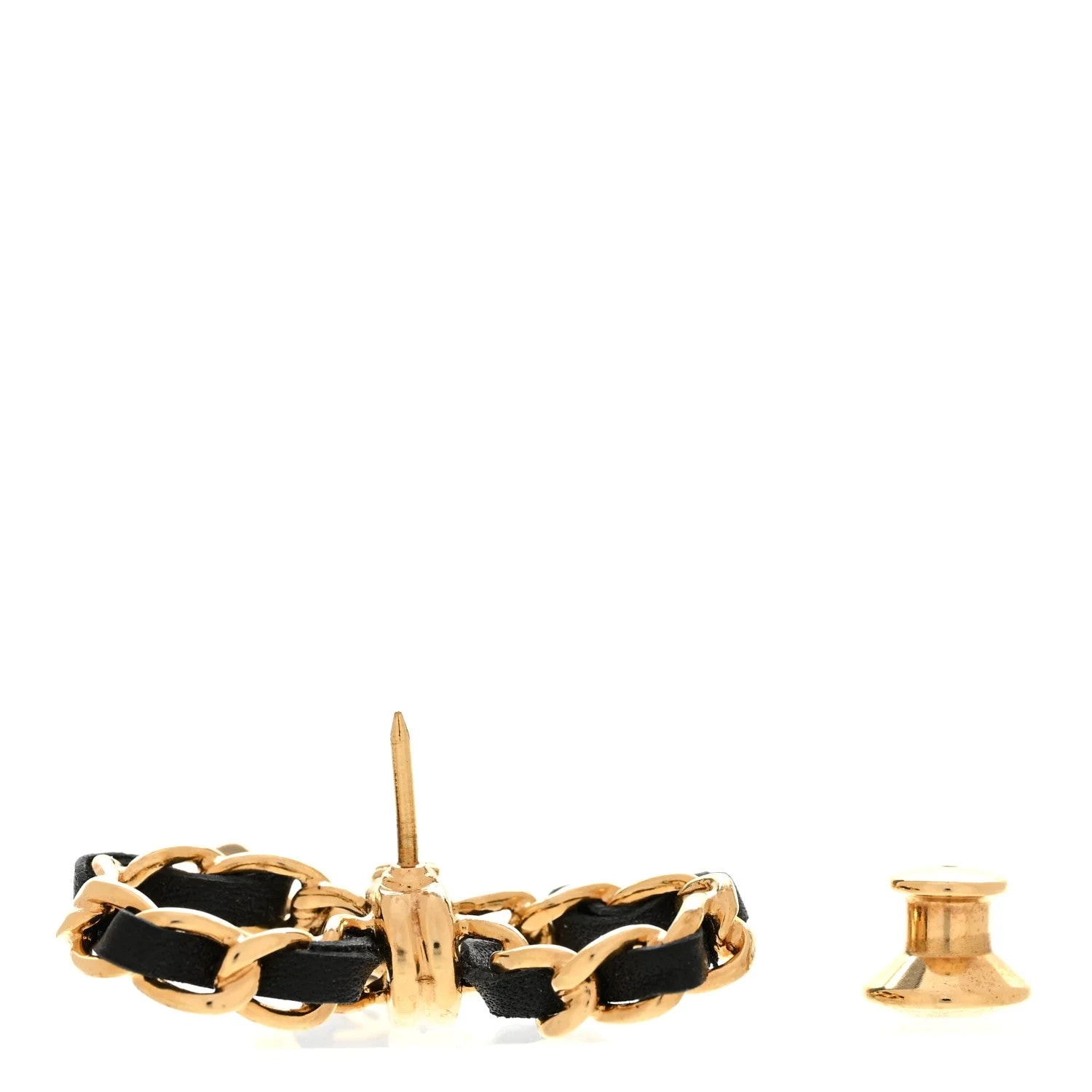 Chain CC Bow Brooch 4