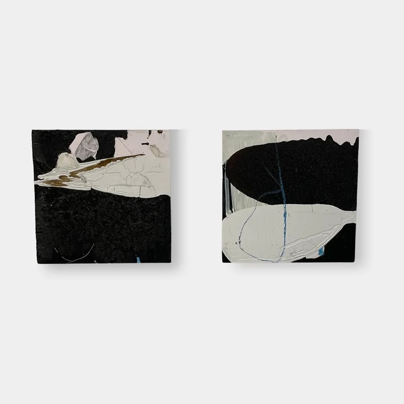 Artist — Diptych, Painting: Jose Is Talking To the Neighbor — decorative_object — resale