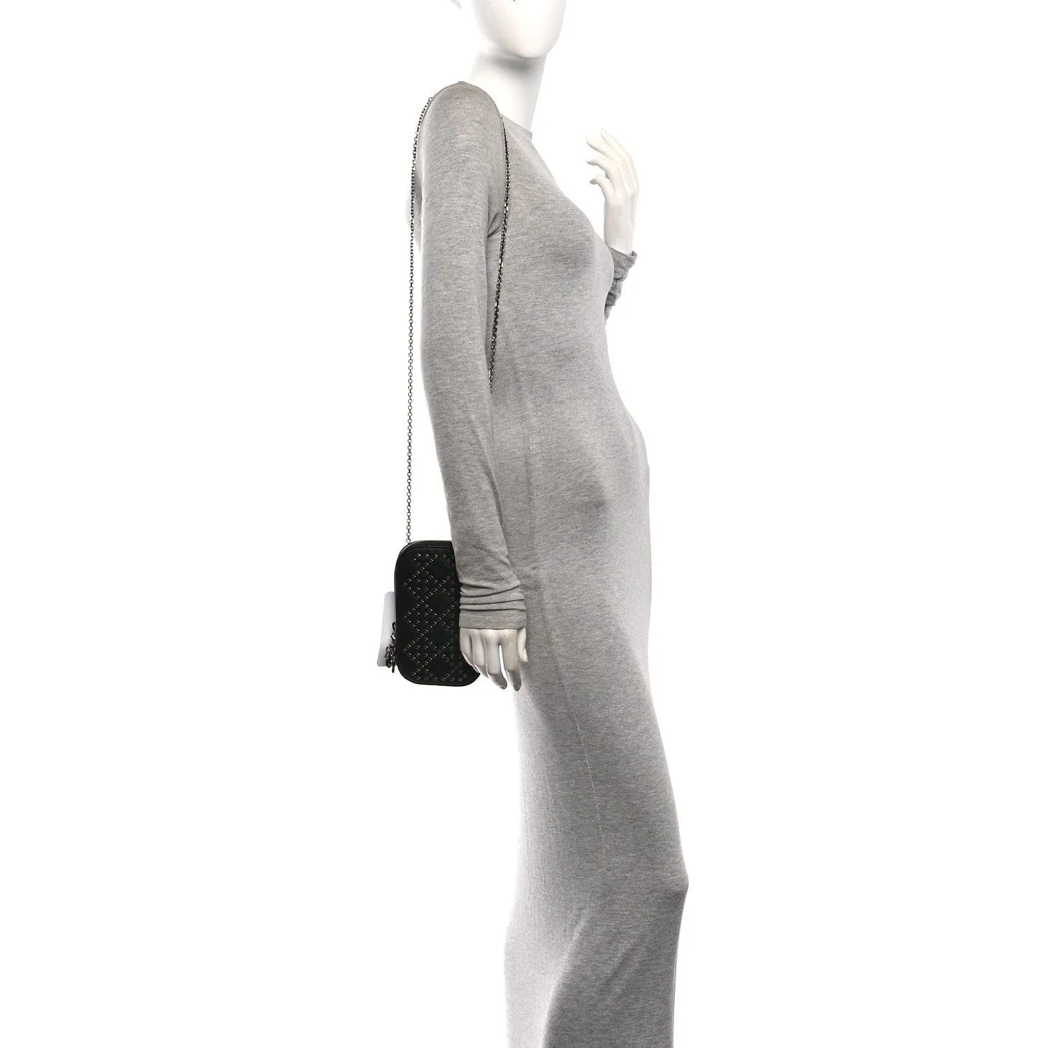 Lucky Star Studded Lady Dior Phone Holder 2