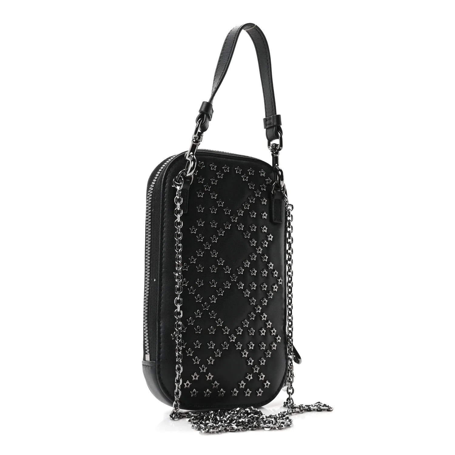 Lucky Star Studded Lady Dior Phone Holder 3