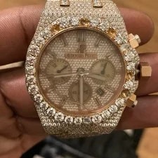 Audemars Piguet — Audemars Piguet Royal Oak Offshore Quartz Chronograph Date Diamond Bezel — Watch — resale