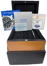 Papers Panerai Luminor Marina PAM00001 Steel Tritium A-serial 44mm PAM 1 BOX 2