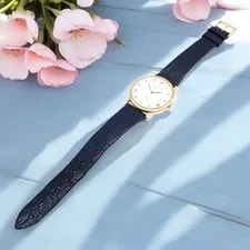 Patek Philippe 18k Yellow Gold Calatrava Manual Wind Roman Dial 2