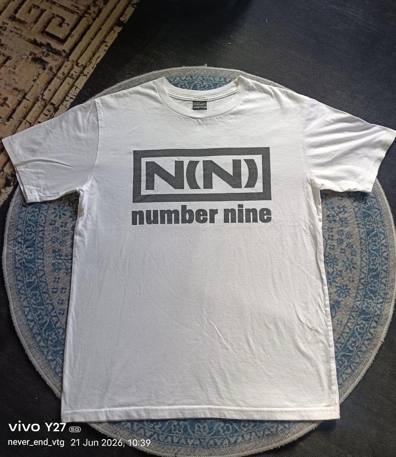 Number (N)ine — Number (N)ine Nine Inch Nails T-shirt — streetwear — resale