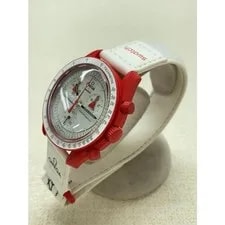 OMEGA◆Quartz /analog/nylon/WHT/WHT 2