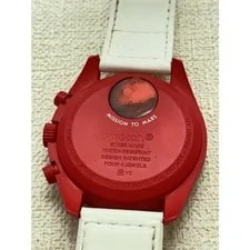 OMEGA◆Quartz /analog/nylon/WHT/WHT 3