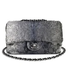 Chanel — Chanel Coco Mark Flap W Chain SilverGray #BCB331 — Handbag — resale