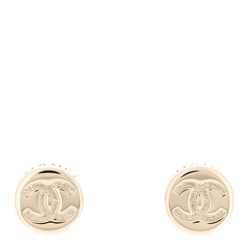 Chanel — Metal Round CC — Jewelry — resale