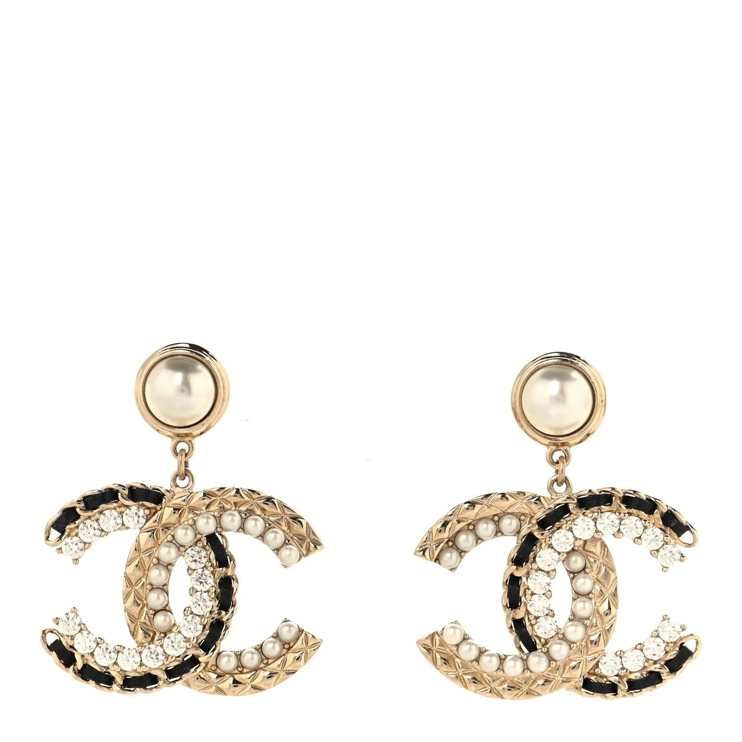 Chanel — Chain Textured CC Drop — Jewelry — resale