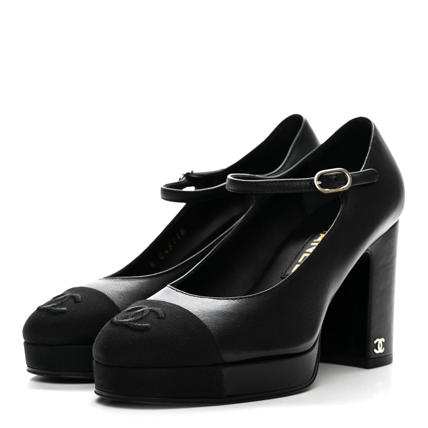Grosgrain Cap Toe CC Mary Jane 36 4