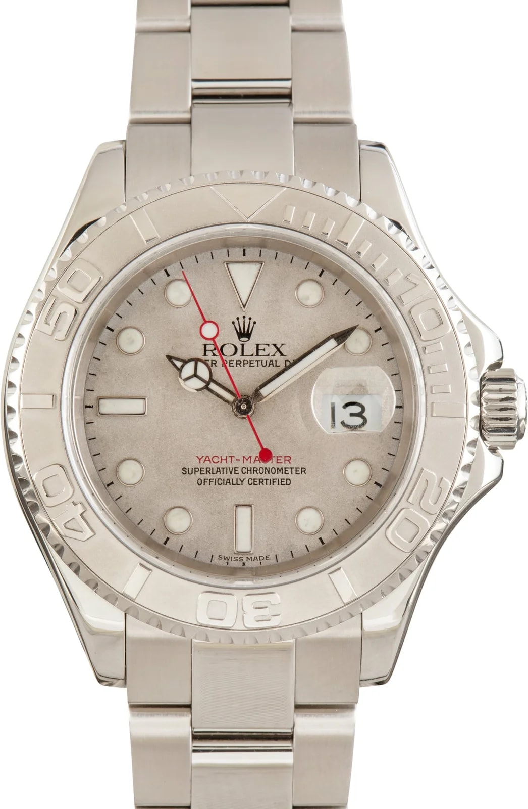 Platinum Rolex Yacht-Master 40 Ref 16622 2
