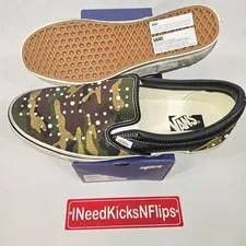 Vans Slip-On 98 Pearlized Pack Studded Camo | 10.5 | Pearls 3