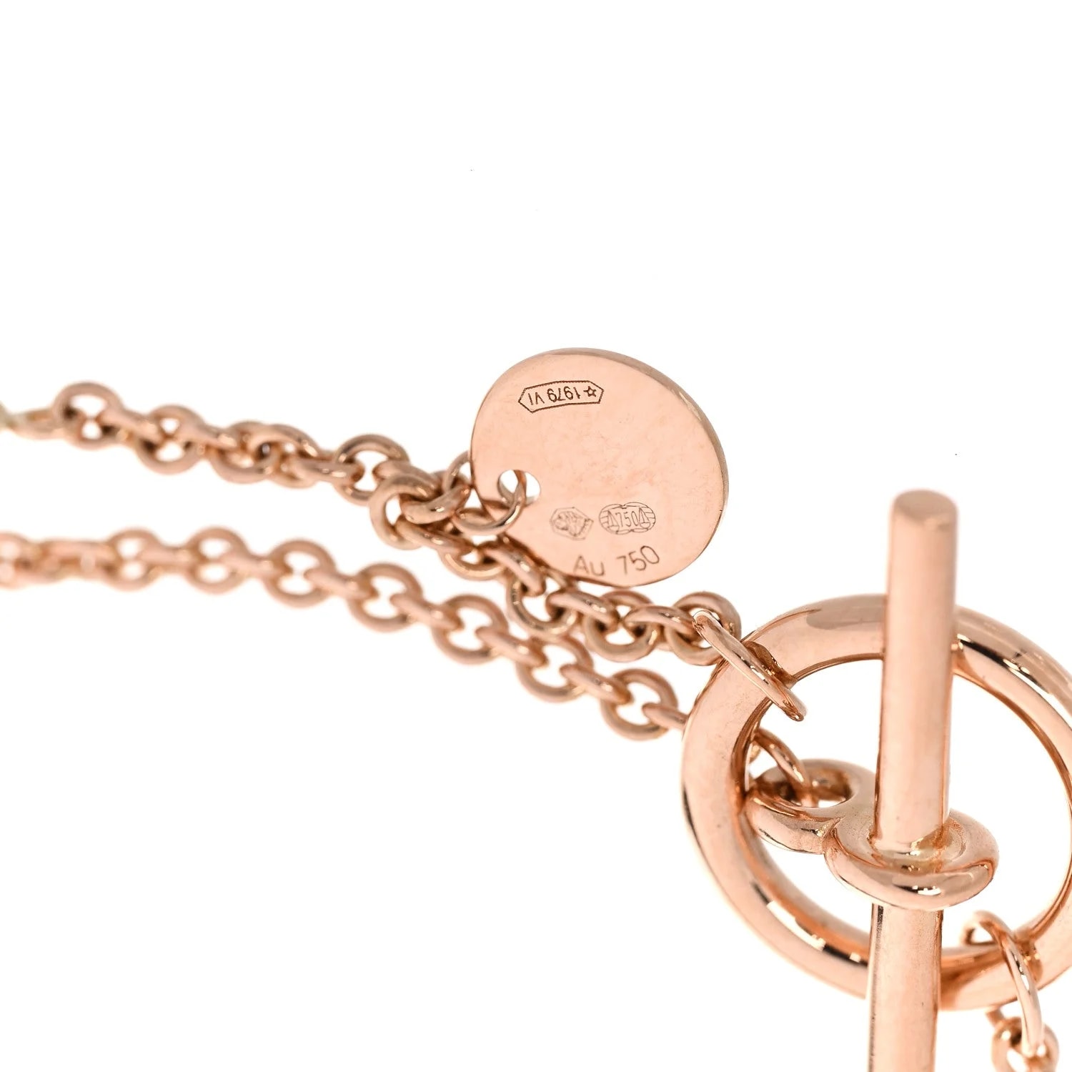18K Rose Gold Logos Link Toggle 3