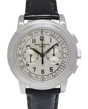Patek Philippe — Patek Philippe Chronograph 5070 18k White Gold 42mm +Archives 5070G — Watch — resale