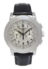 Patek Philippe Chronograph 5070 18k White Gold 42mm +Archives 5070G 2
