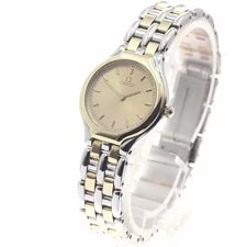 Omega de Ville YG Combination Quartz From Japan G0623 2