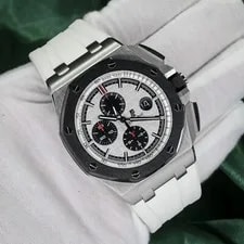 Audemars Piguet — Audemars Piguet Royal Oak Offshore Panda Ceramic Chrono Set W/ Archives 26400SO — Watch — resale