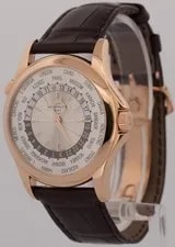 Patek Philippe World Time Complications Silver 18K Rose Gold 39.5mm 5130R 3