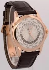 Patek Philippe World Time Complications Silver 18K Rose Gold 39.5mm 5130R 4