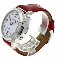 Panerai PAM00114 OP6568 Luminor Base 44mm Stainless Steel Leather S US 2