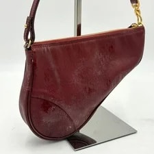 Auth Christian Dior Trotter Print Saddle 2Y9697 3