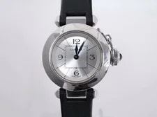 Cartier Pasha W3140025?2973 Stainless Steel 27mm Silver Dial Quartz #WJW366 3