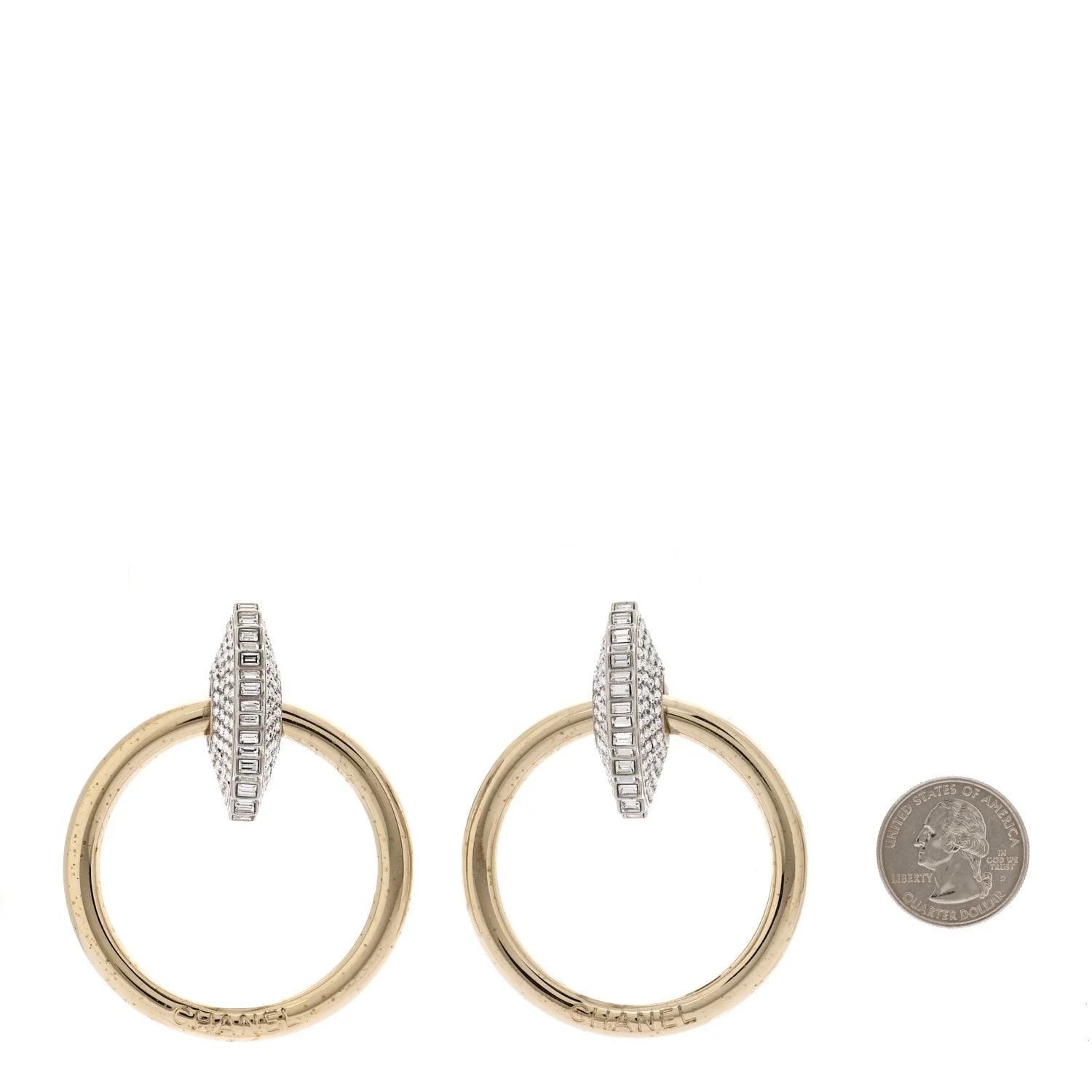 Baguette Hoop Clip on 2