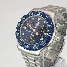 TAG Heuer — TAG Heuer 570 513 Formula 1 Chronograph Stainless Steel Blue Dial — Watch — resale