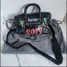 Balenciaga 2019 Small Motocross Classic Graffiti City 2