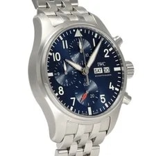 IWC Pilot IW388102 Stainless Steel 41.0mm Blue Dial Automatic #YKW593 2