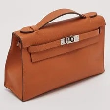 Hermes Kelly Palladium Finish Pochette 3